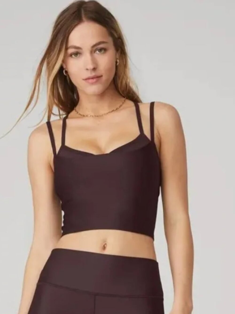 Alo Yoga Airlift Double Check Bra Tank Top Size S